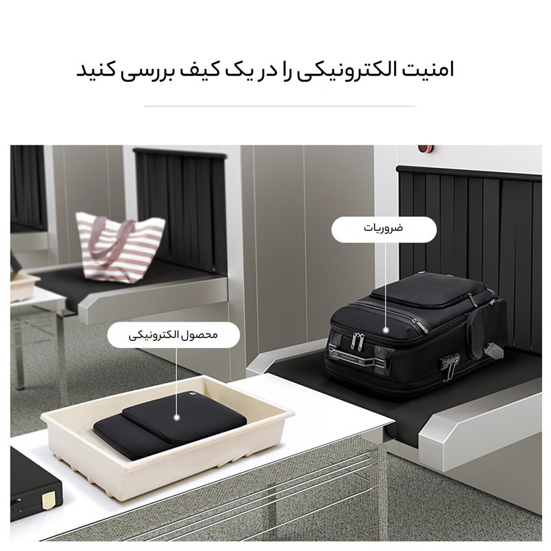 کوله پشتی لپ تاپ آرتیک هانتر مدل B00415 مناسب برای لپ تاپ 14.1 تا 15.6 اینچی