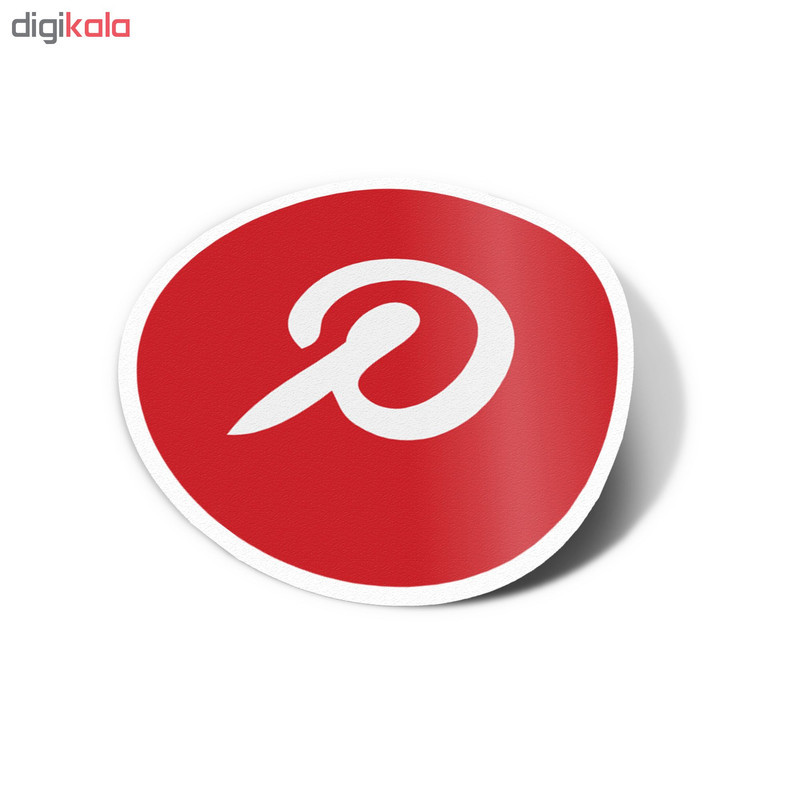 استیکر ونسونی طرح Pinterest Rounded Logo