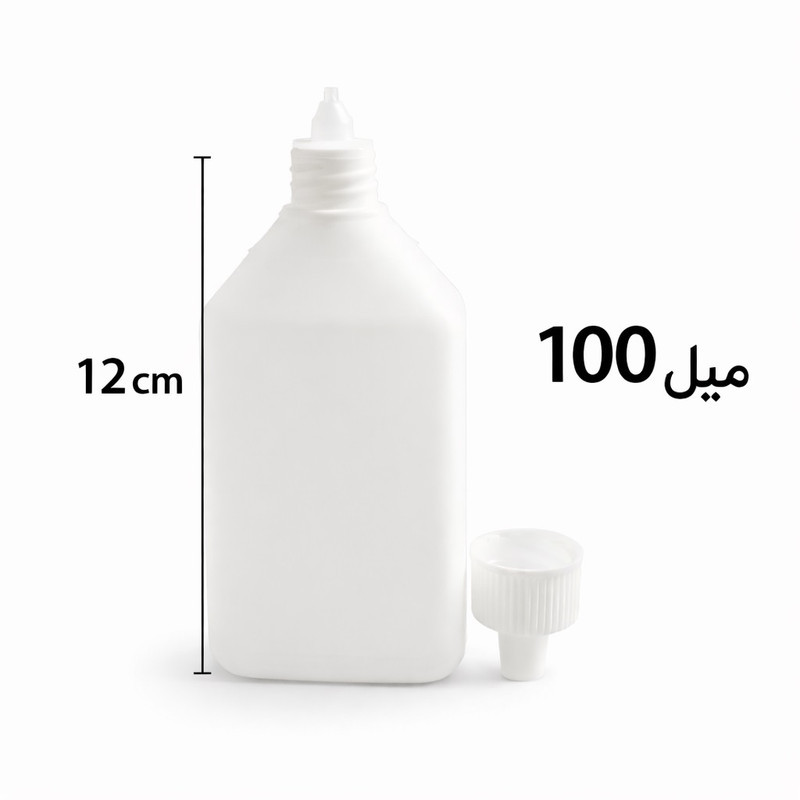 قطره چکان کد 01 ظرفیت 100 میلی لیتر بسته 20 عددی