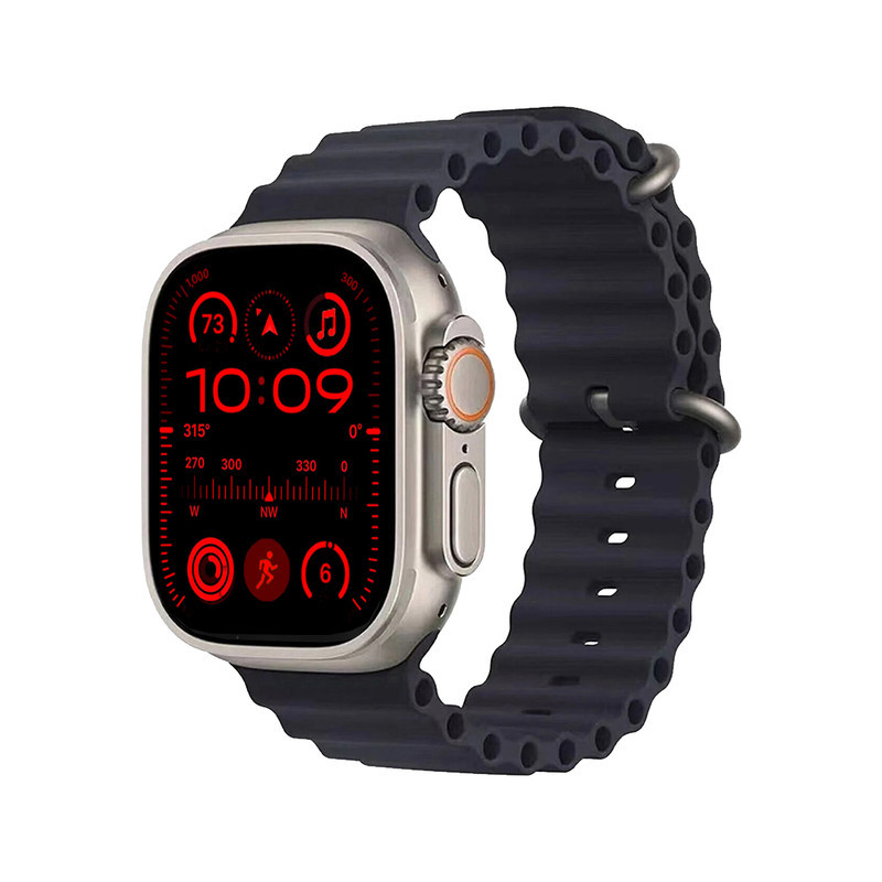 ساعت هوشمند بلک تایم مدل GX9 ULTRA 2 دارای قابلیت های صفحه نمایش رنگی و لمسی، کنترل موسیقی، بند سیلیکون