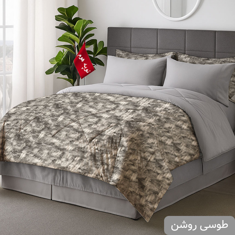 سرویس روتختی 2 نفر 8 تکه نوپه هوم مدل مخمل آرتمیس 28