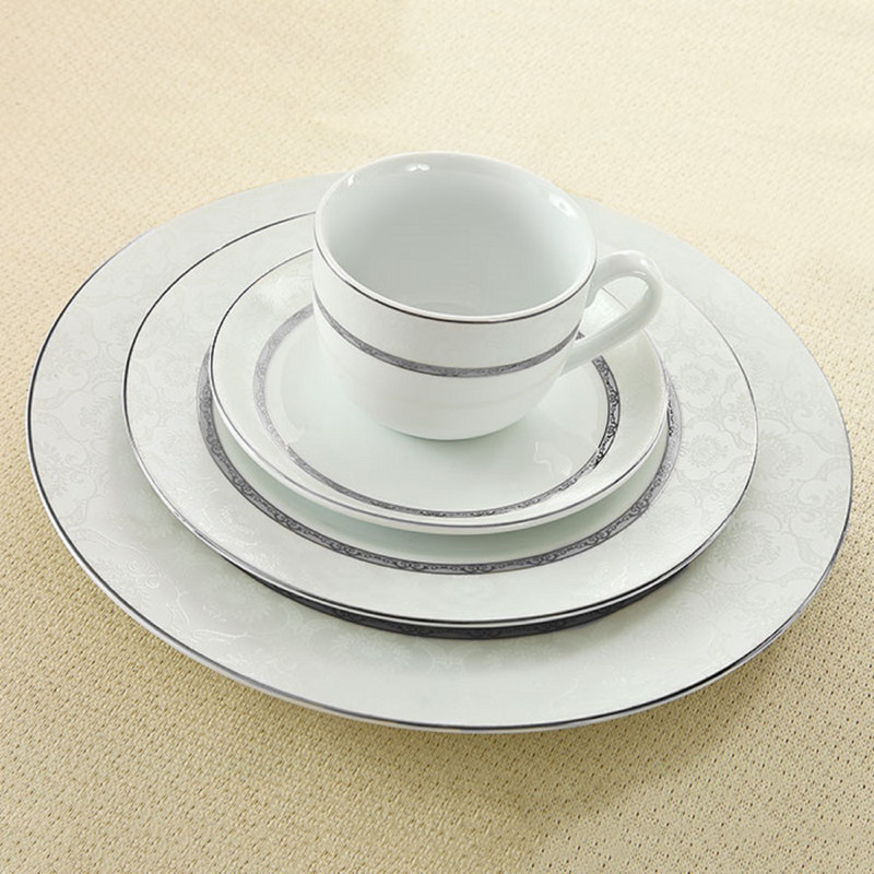 سرویس غذاخوری 102 پارچه 12 نفر چینی زرین ایران مدل Gift Top Grade