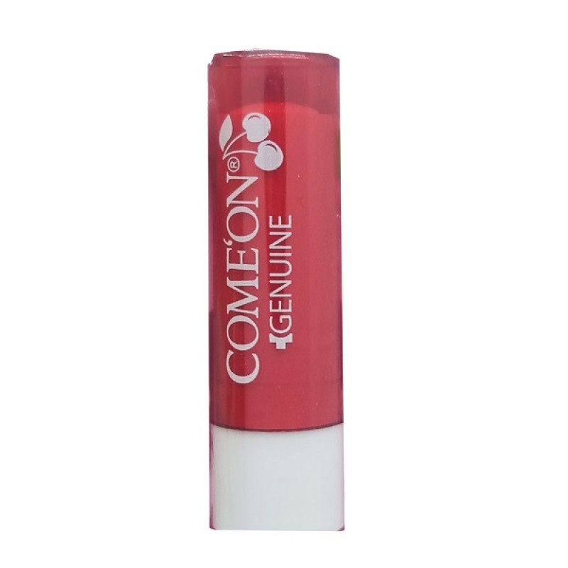 بالم لب نرم‌کننده کامان مدل SOUR CHERRY SHINE 01 با ویتامین A و C، روغن آرگان، شی باتر و عصاره آلبالو، حفظ رطوبت و رفع خشکی لب، حجم 5 میلی‌لیتر
