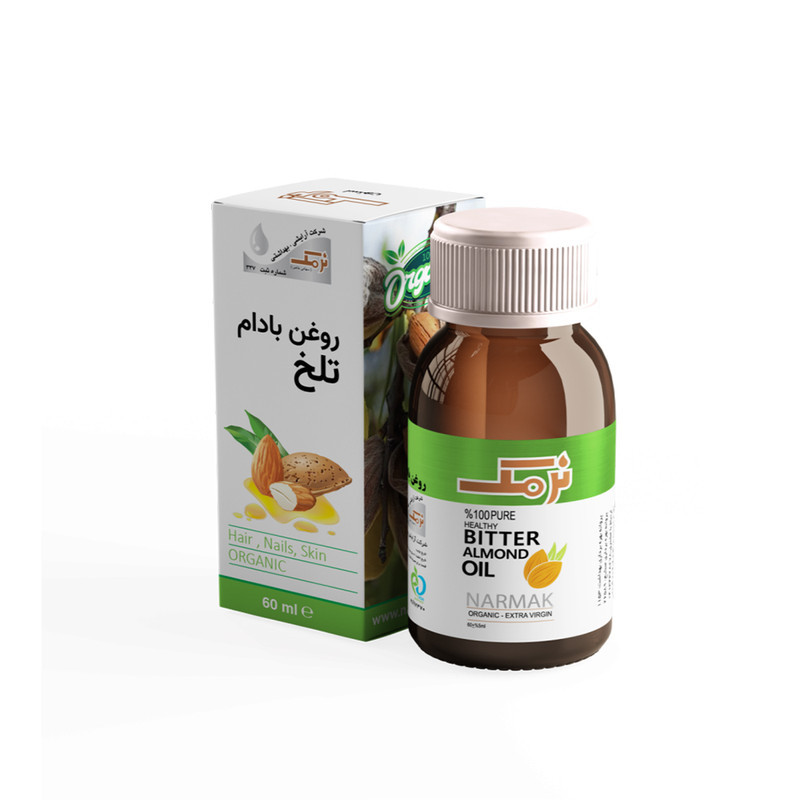 روغن بادام تلخ نرمک مدل 002 حجم 60 میلی لیتر