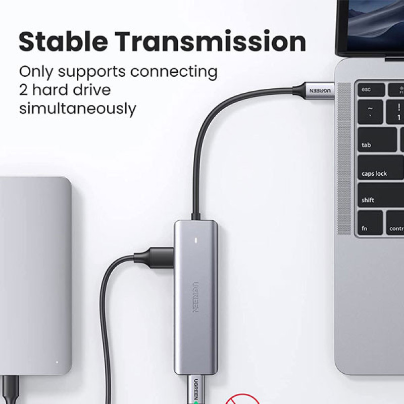هاب 4 پورت USB-C یوگرین مدل UG-70336