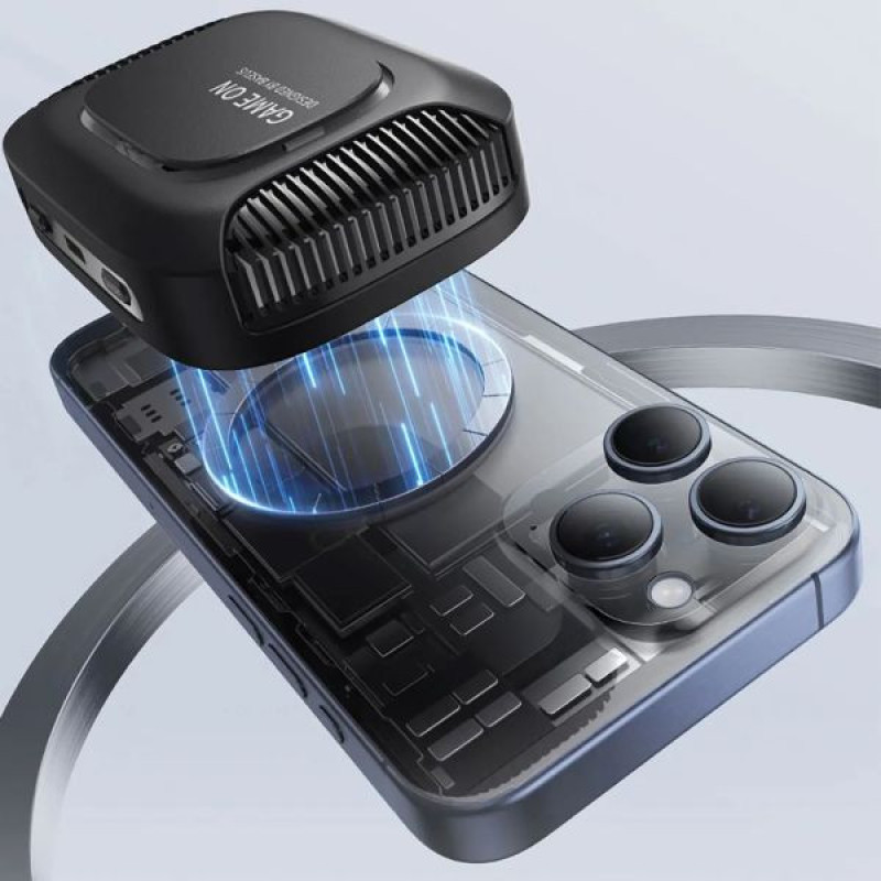 شارژر رومیزی 15 وات بیسوس مدل  15W Wireless Charger Magnetic Phone Cooler