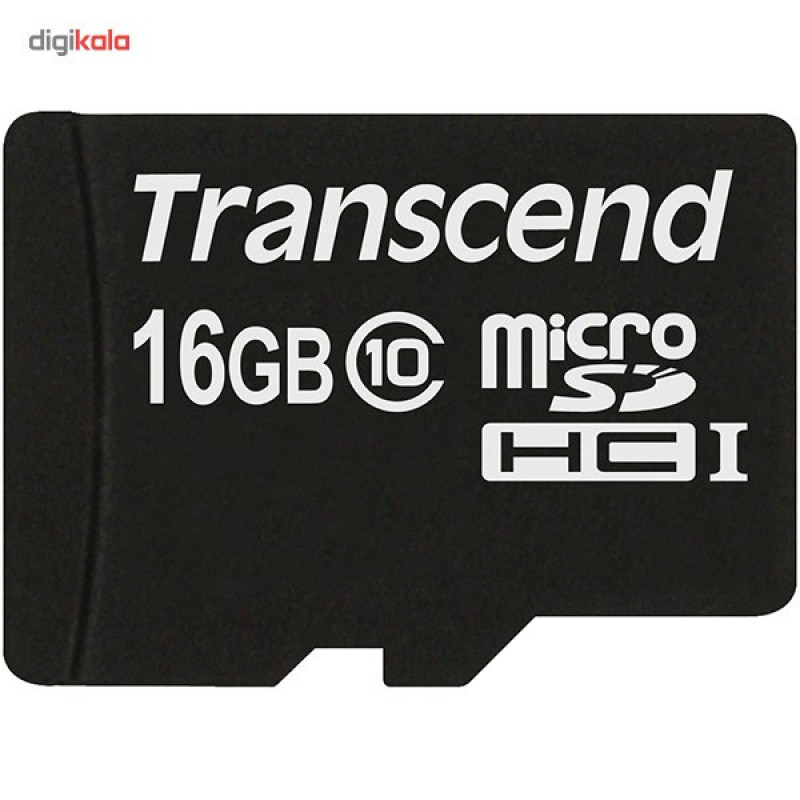 کارت حافظه‌ microSDHC ترنسند مدل Premium کلاس 10 استاندارد UHS-I U1 سرعت 30MBps 200X ظرفیت 16 گیگابایت