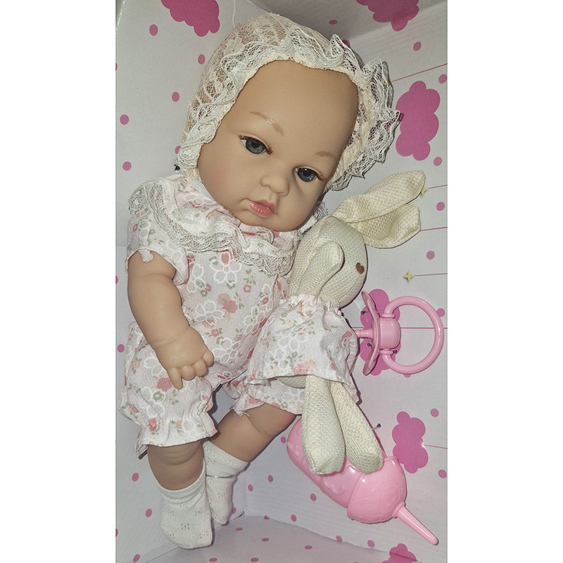 عروسک می می مدل موزیکال گوشتی طرح نوزاد کد 201-15  طول 29 سانتی‌متر