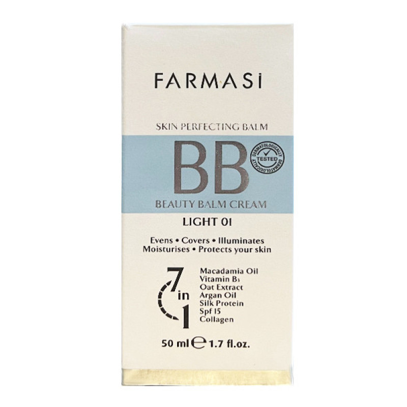 کرم پودر BB فارماسی شماره 1 حجم 50 میلی لیتر