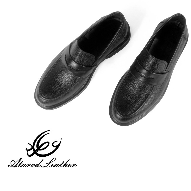 کفش مردانه چرم عطارد مدل  چرم طبیعی کد SH190