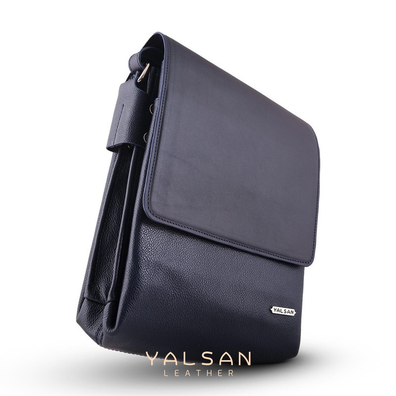 کیف رودوشی مردانه چرم یلسان مدل رادمان کد 044-MC-06 دارای 5 محفظه