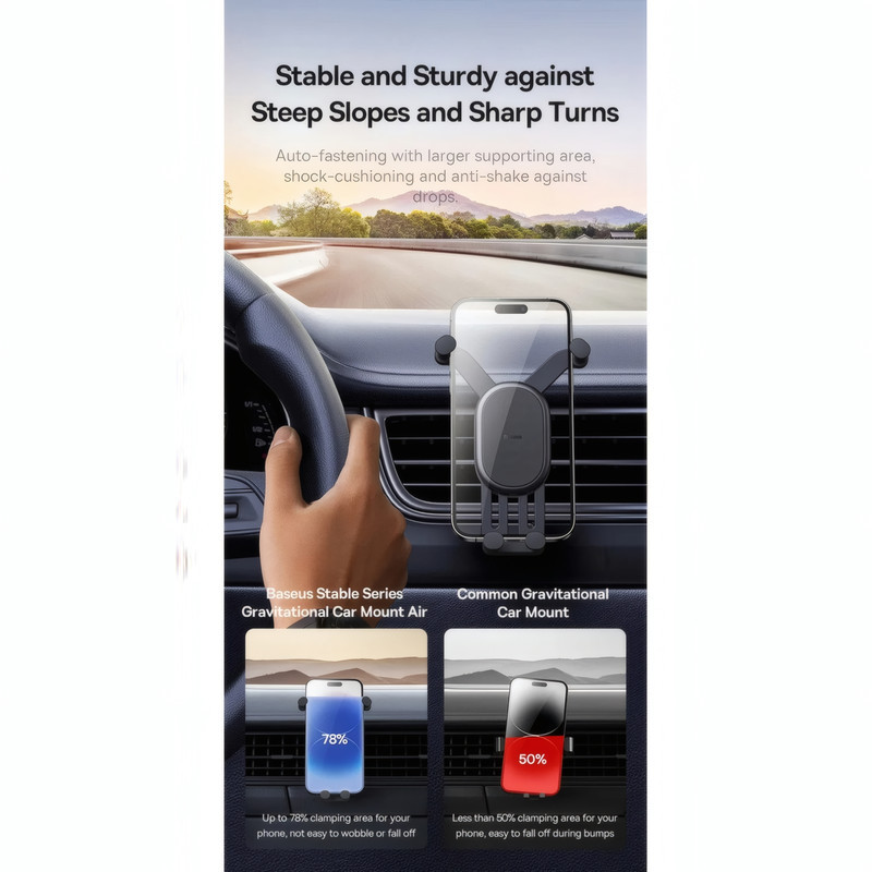 پایه نگهدارنده گوشی موبایل بیسوس مدل Stable B-SUWX