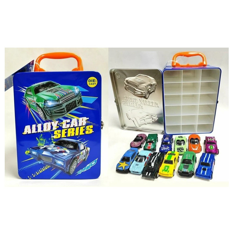 ست ماشین بازی مدل Alloy Car Series مجموعه 18 عددی