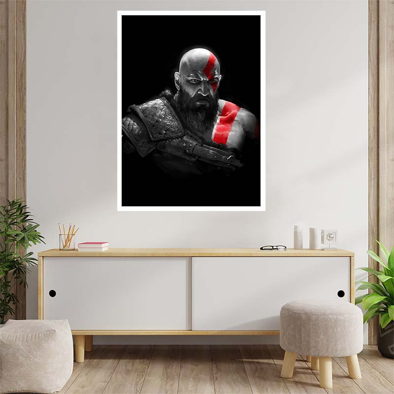 پوستر کارنيکا طرح گاد اف وار God of War کد 89308 مجموعه 8 عددی