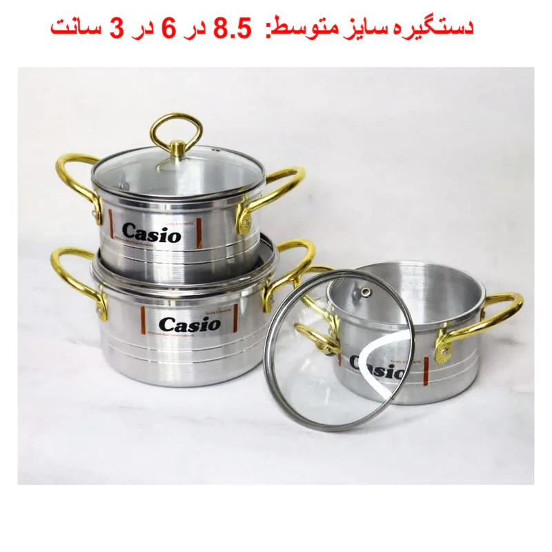 دستگیره قابلمه مدل کاسیو بسته دو عددی