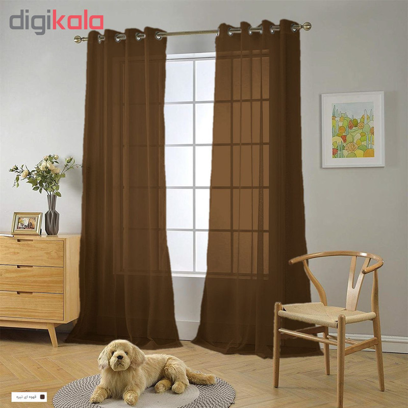 پرده مدل حریر N110 سایز 280×150 سانتی متر