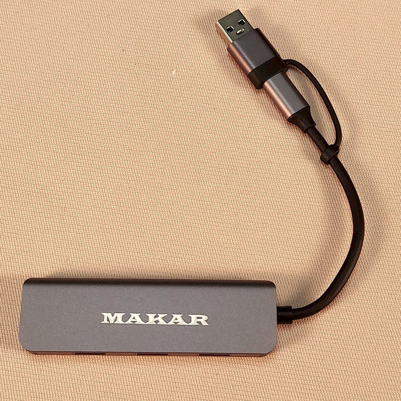 هاب و کارت خوان 5 پورت USB 3.0 ماکار مدل 5in1 MK-HU235