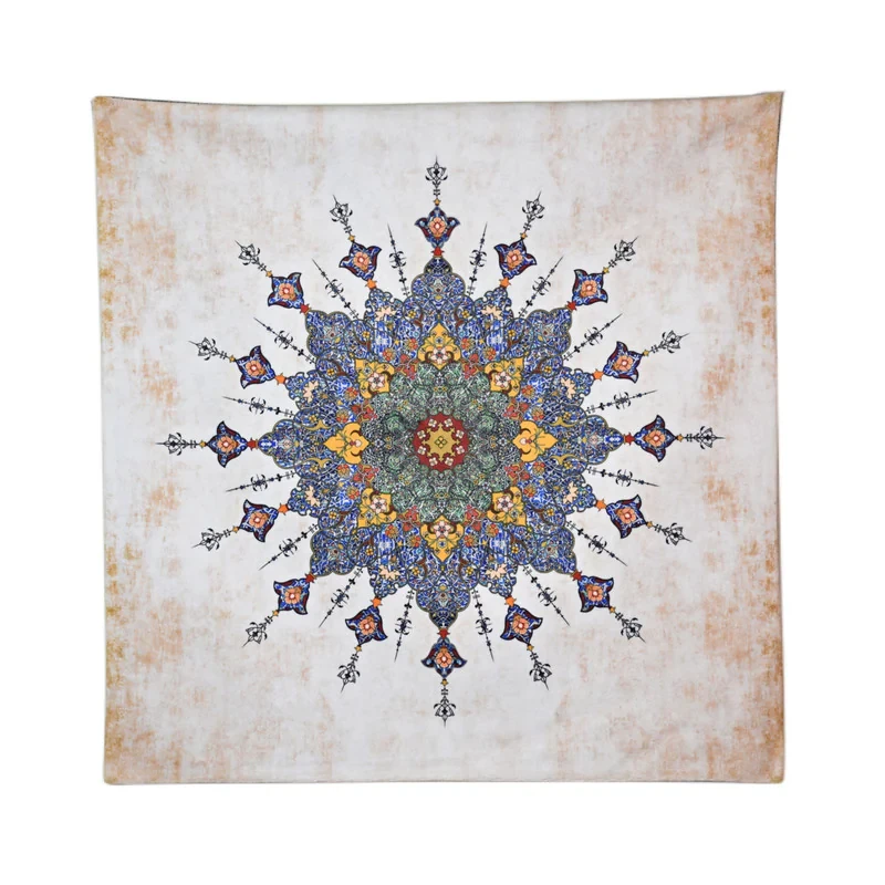 رومیزی مدل مخمل طرح فرش کد 104