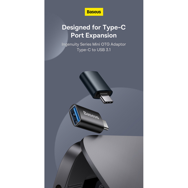 مبدل USB-C به USB 3.1 بیسوس مدل 10Gbps-OTG