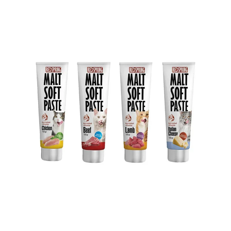 خمیر مالت گربه رداسپرینگ مدل Malt Soft Paste Mix Pack بسته 4 عددی
