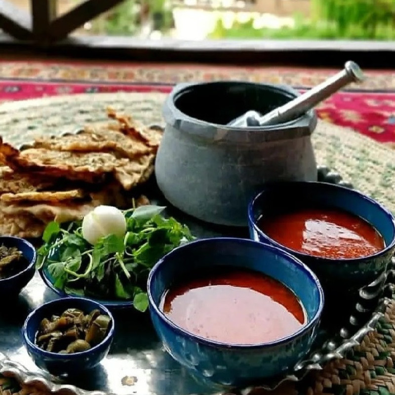 ظرف پخت دیزی مدل گرد