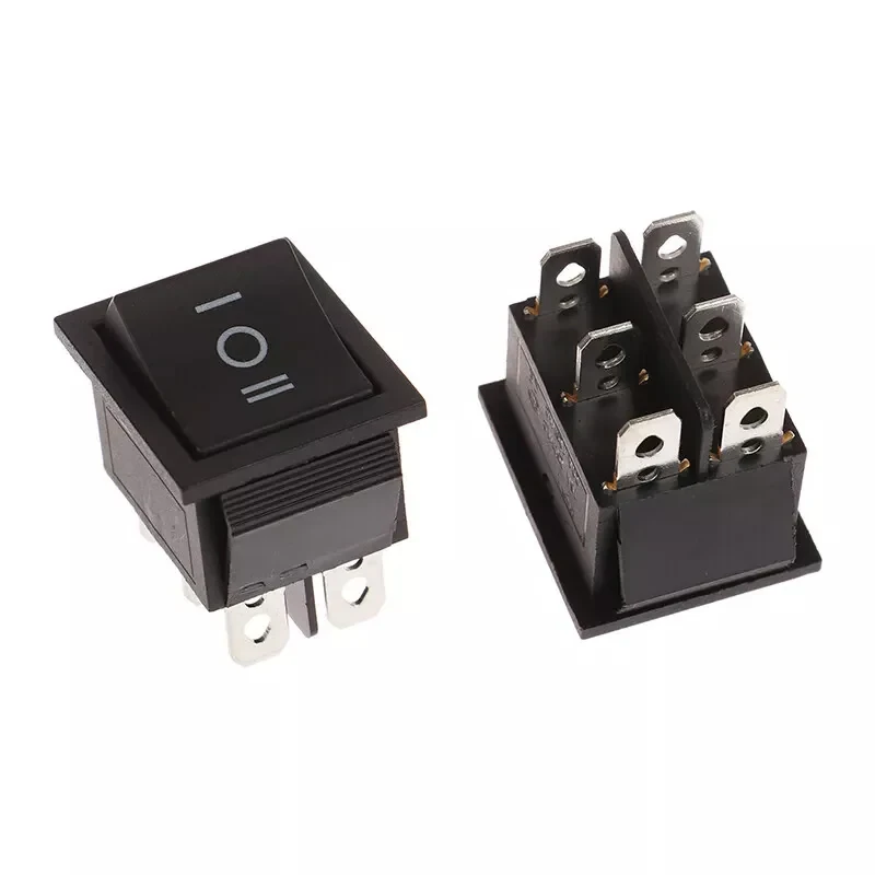 کلید راکر مدل 6 پایه کد KCD4 بسته 2 عددی