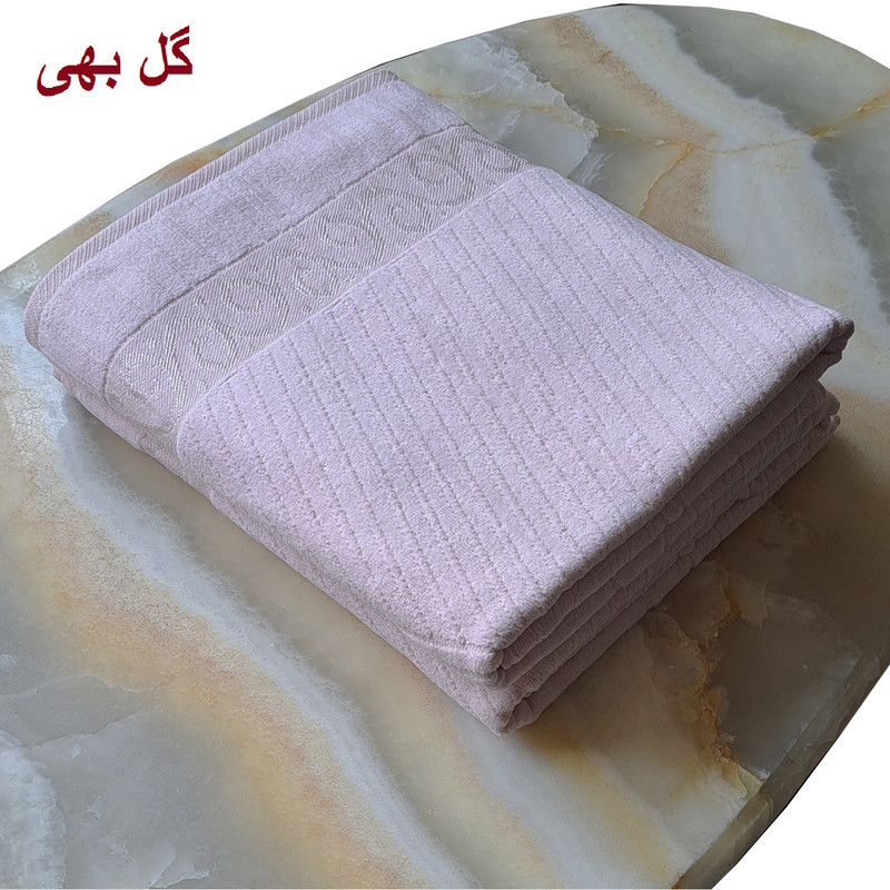 حوله حمام هنرمند طرح پانیما کد SL-1405 سایز 100x150 سانتی متر