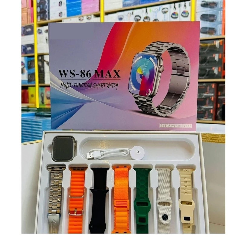 ساعت هوشمند دبلیو اِس مدل WS 86 MAX1