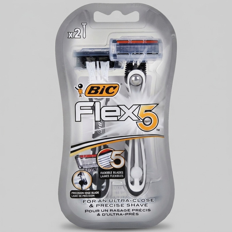 خود تراش بیک مدل Flex 5 بسته 2 عددی