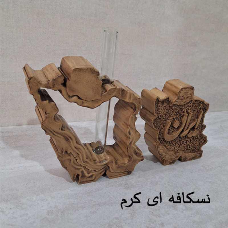 گلدان دکوری مدل نقشه ایران باستانی طرح گلجای کد 01 مجموعه 2 عددی