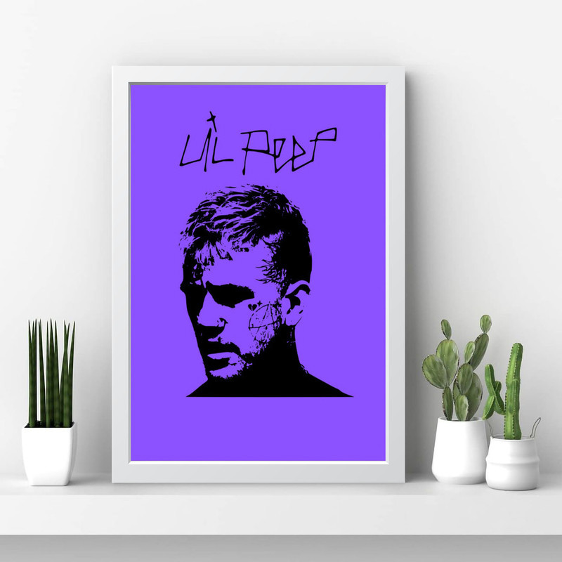 تابلو مدل لیل پیپ Lil Peep کد m2517-w