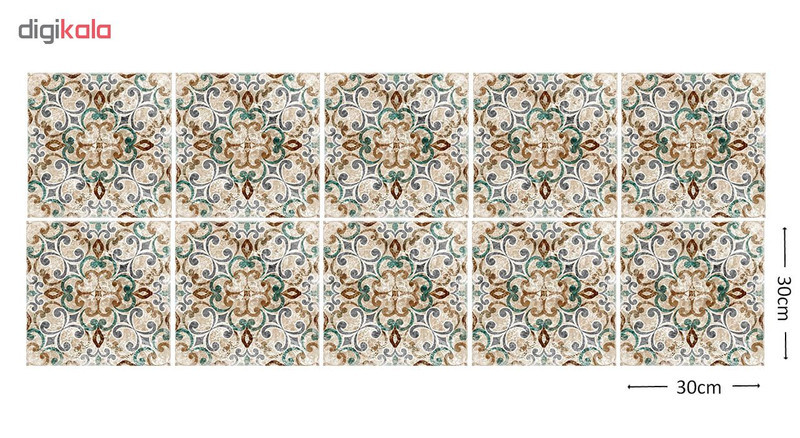 استیکر کاشی طرح olt tile بسته 10 عددی