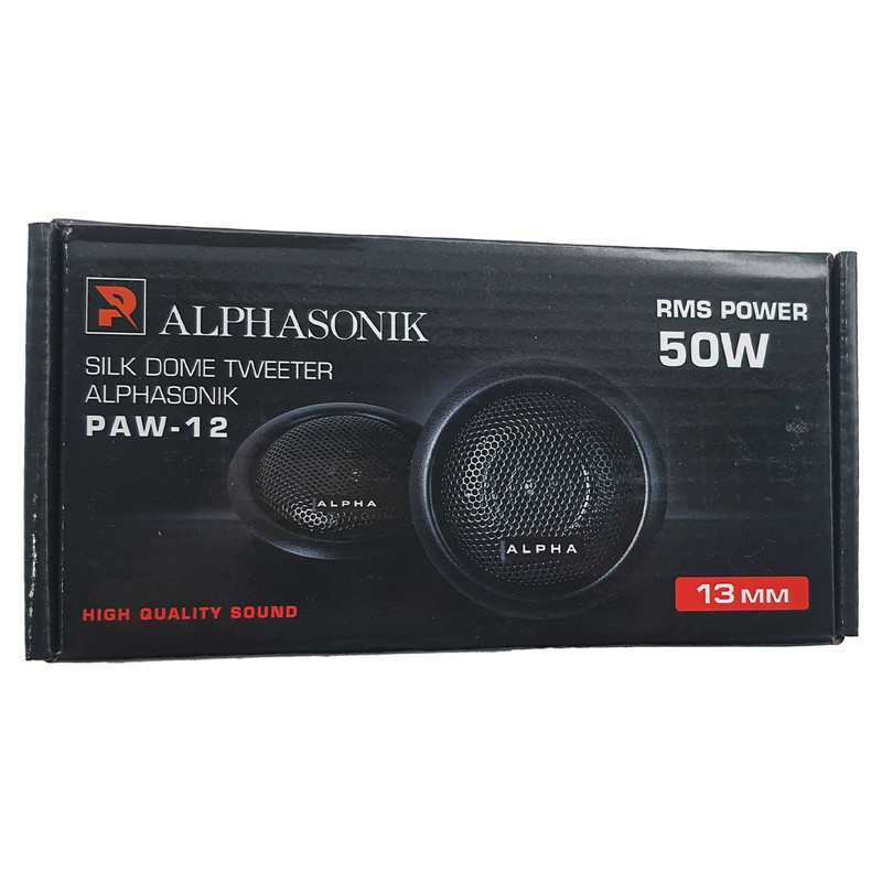 تیوتر دام پشت و جلو خودرو آلفاسونیک مدل PAW-12 سایز 2 اینچ بسته دو عددی