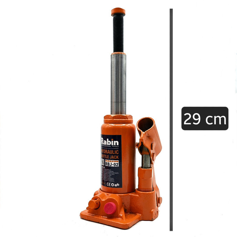 جک هیدرولیک خودرو رابین مدل RBJ-03 ظرفیت 3 تن