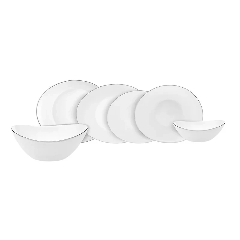 سرویس غذاخوری اوپال 26 پارچه 6 نفره کاراجا مدل Pure Opal