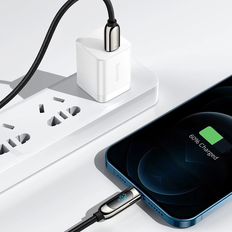 کابل تبدیل USB-C به لایتنینگ باسئوس مدل CATLSK-A01 طول 2 متر