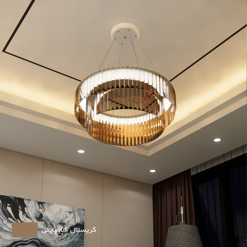 لوستر نورکیا مدل تک حلقه کاردی کد 1R-55K