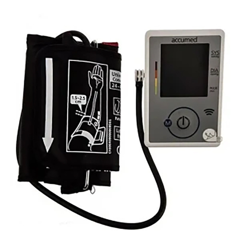فشارسنج بازویی دیجیتال اکیومد مدل CG-165 با نمایشگر LCD بزرگ، حافظه 90 عددی، محاسبه میانگین 3 نتیجه آخر و اندازه‌گیری ضربان قلب 40 تا 200 ضربه در دقیقه