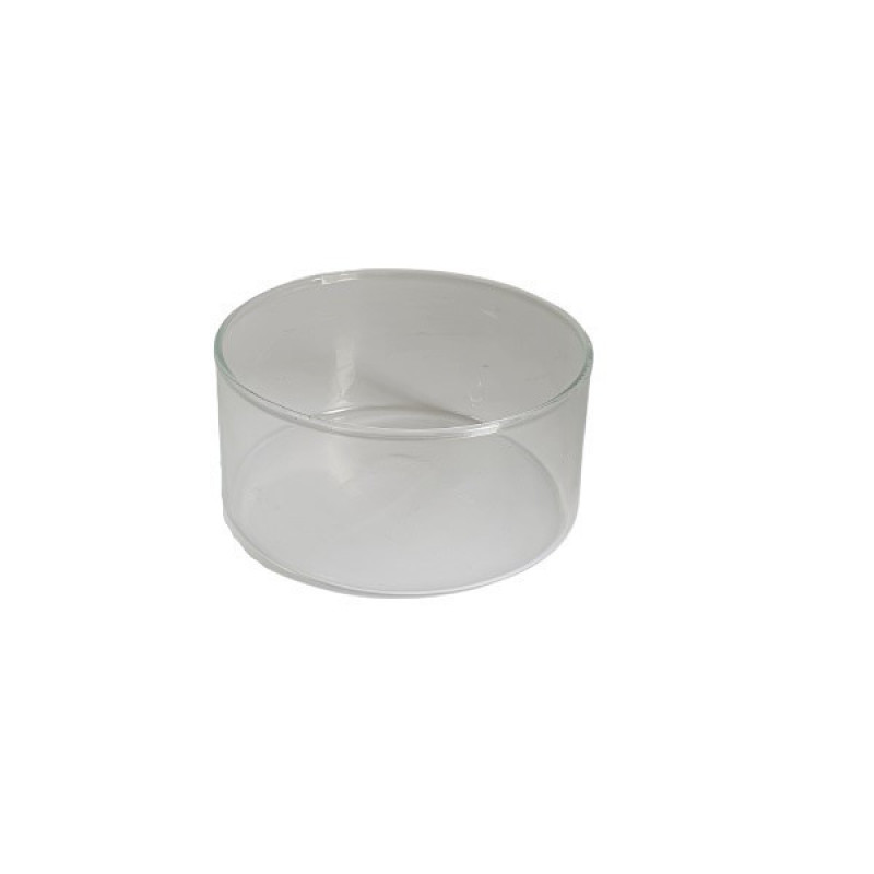 گلدان دکوری مدل تنگ شیشه‌ای کد 5، ابعاد 10x10x5 سانتی‌متر، وزن 100 گرم