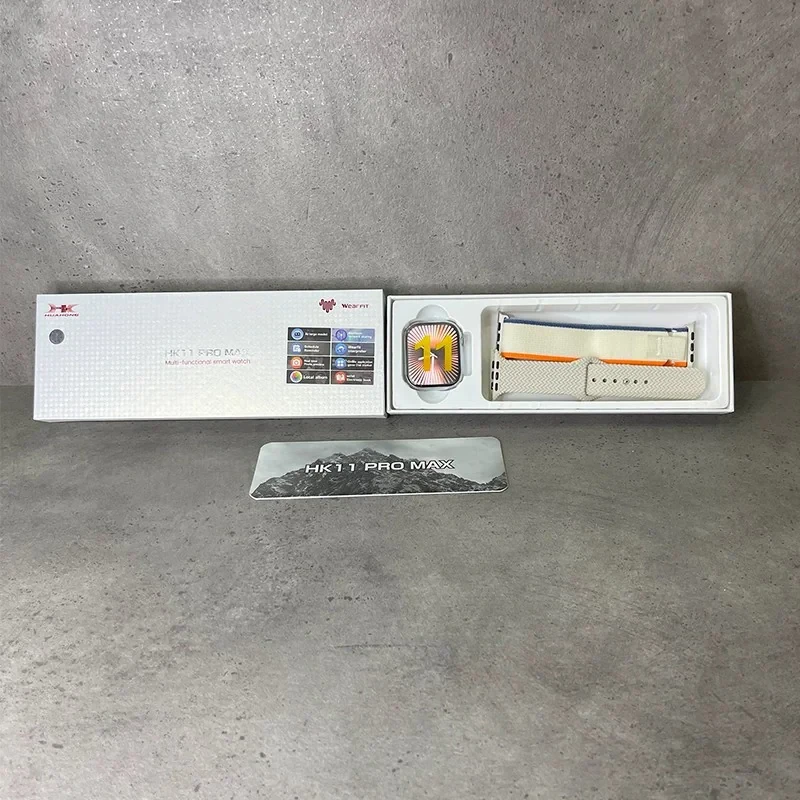 ساعت هوشمند 2.02 اینچی ویرفیت مدل HK 11 PRO MAX با بند سیلیکونی