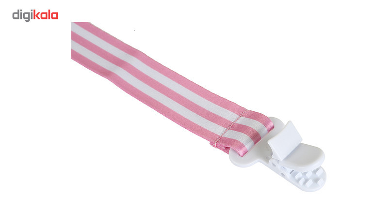 بند پستانک نیننو مدل Pink Stripes