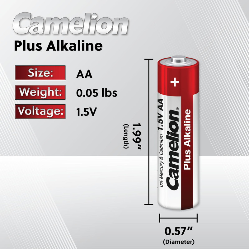 باتری قلمی کملیون مدل Plus Alkaline بسته 2 عددی