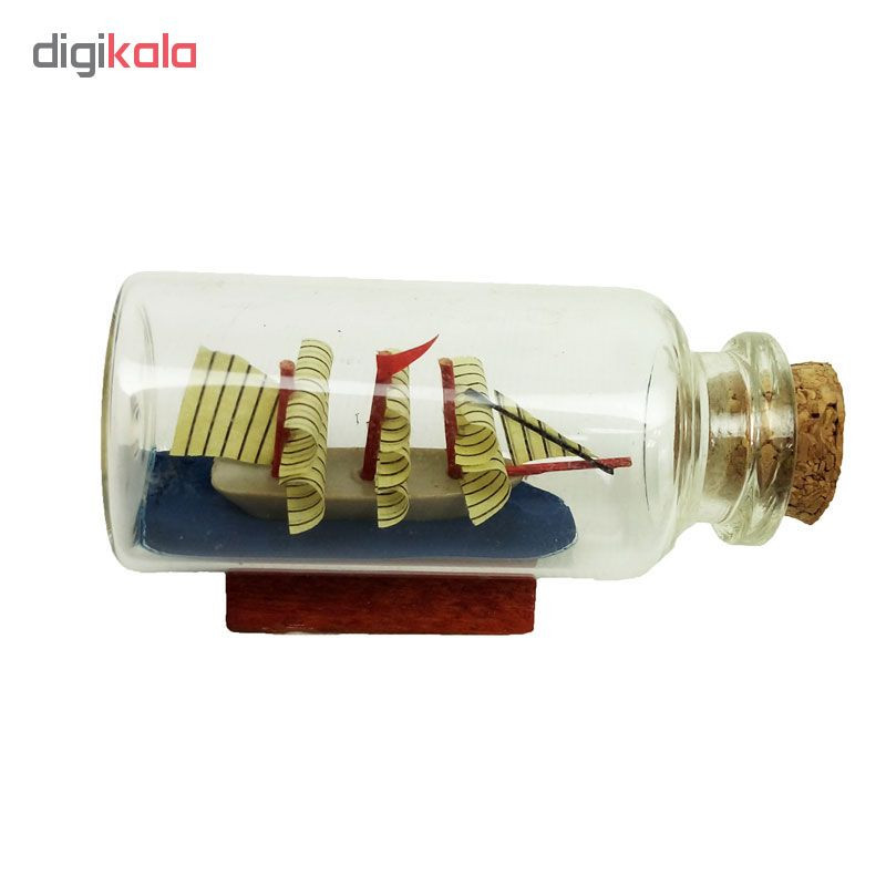 بطری تزئینی مدل کشتی