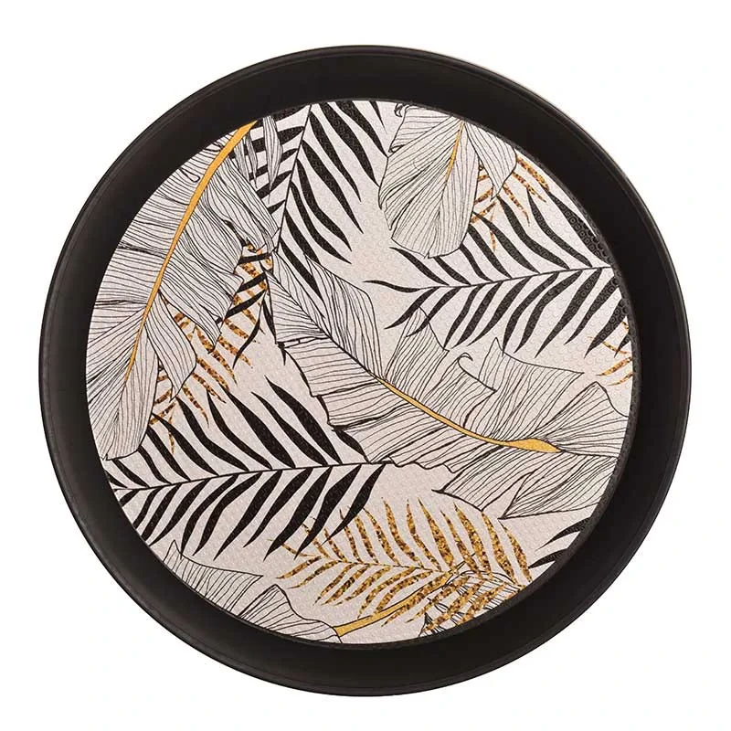 سینی مهروز مدل S-6002-85 طرح برگ