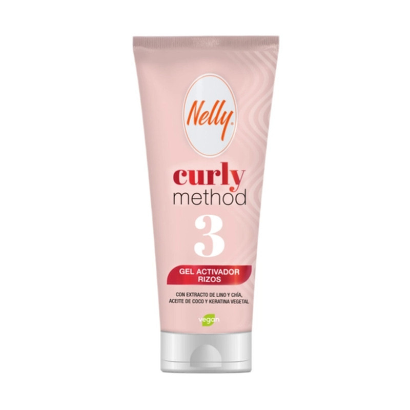 ژل مو  مرطوب حالت دهنده مو با قدرت نگهداری 3 نلی مدل Curly مناسب موهای مجعد و فر حجم 200 میلی لیتر