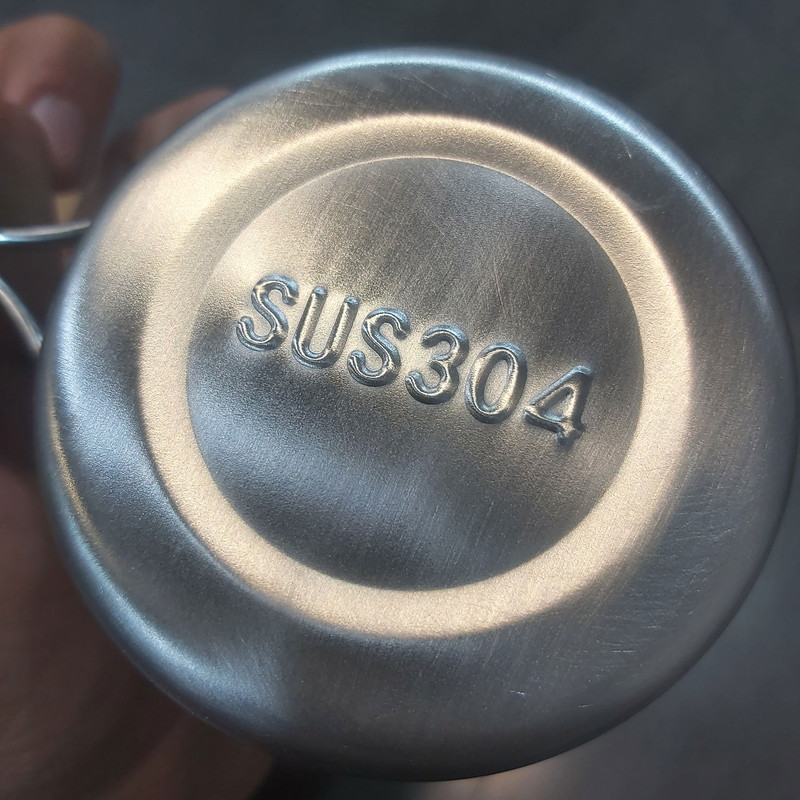 لیوان سفری مدل دسته تاشو کد STL35 گنجایش 0.35 لیتر