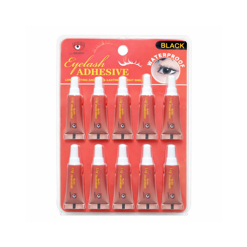 چسب مژه مصنوعی گرافی مدل waterproof وزن 1.2 گرم