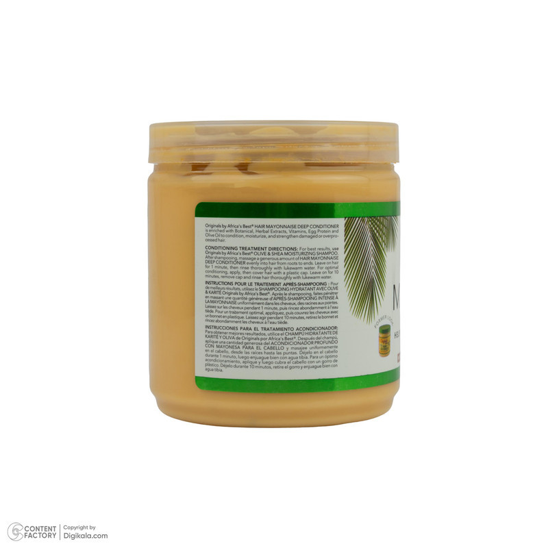 ماسک مو اوریجینالز مدل Mayonnaise مناسب برای موهای خشک و آسیب دیده حجم 434 میلی لیتر