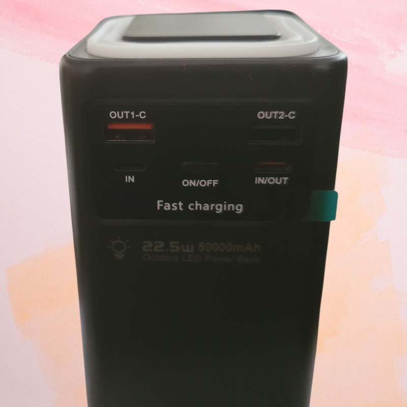 پاوربانک 22.5 وات مدل 22.5w- fast ظرفیت 50000 میلی‌آمپرساعت