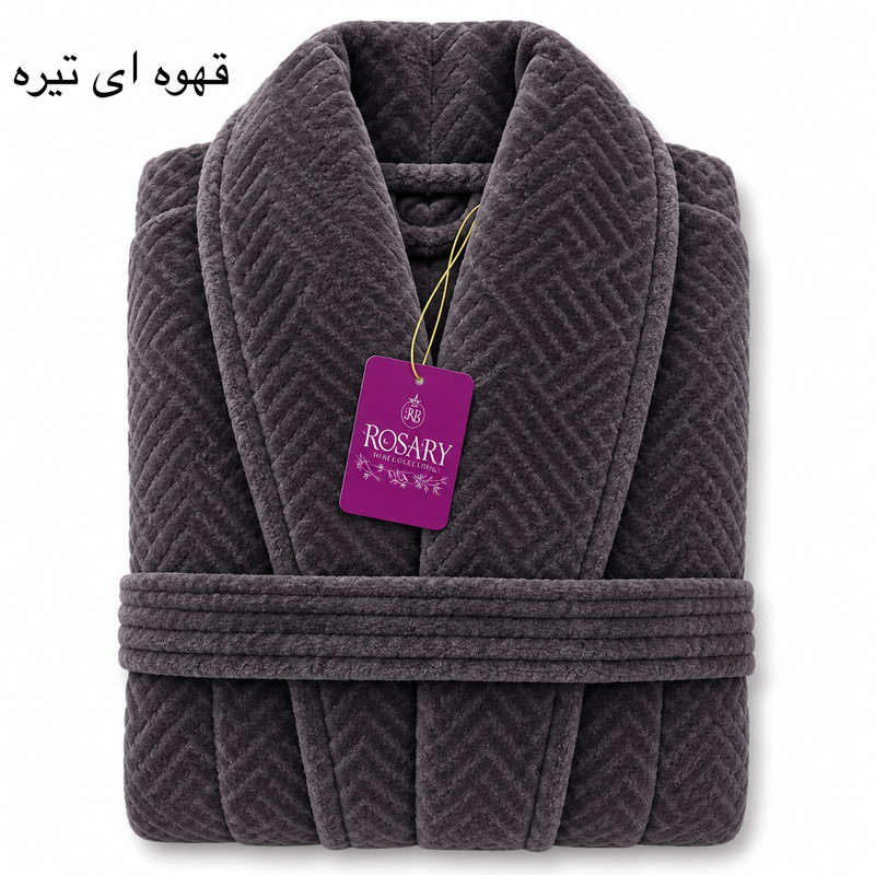 حوله پالتویی روزاری مدل تورال سایز 125×130 سانتی متر مناسب برای محدوده قد 165 تا 190 سانتی متر